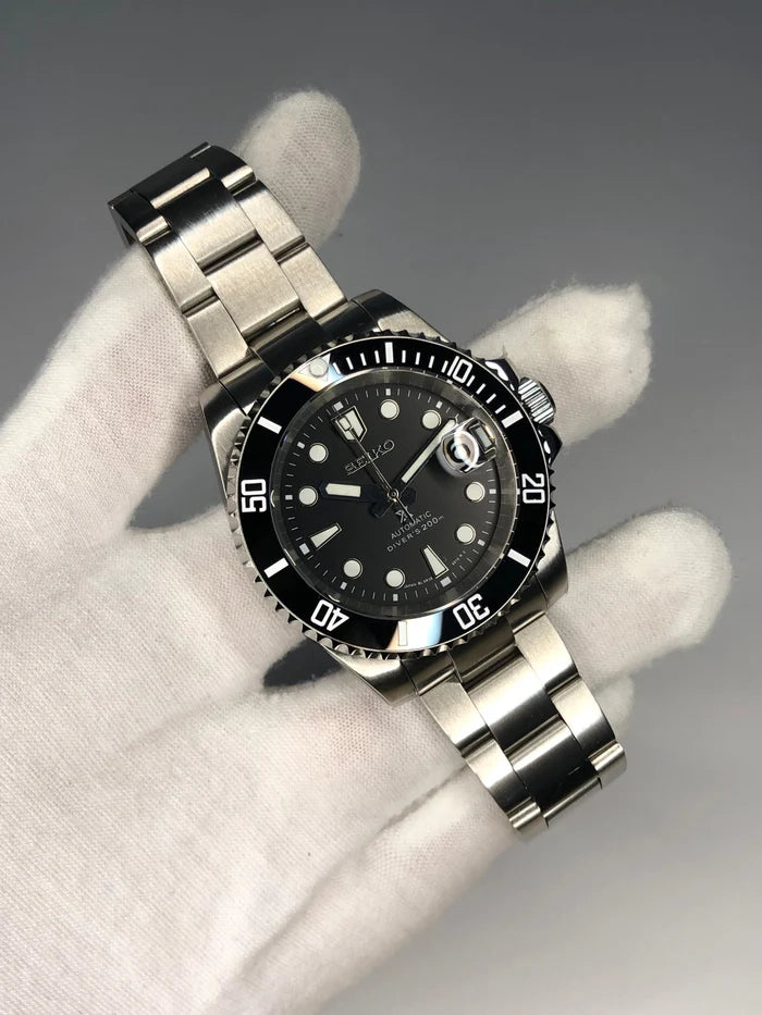 Seiko Mod Black Submariner