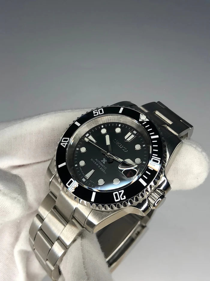Seiko Mod Black Submariner