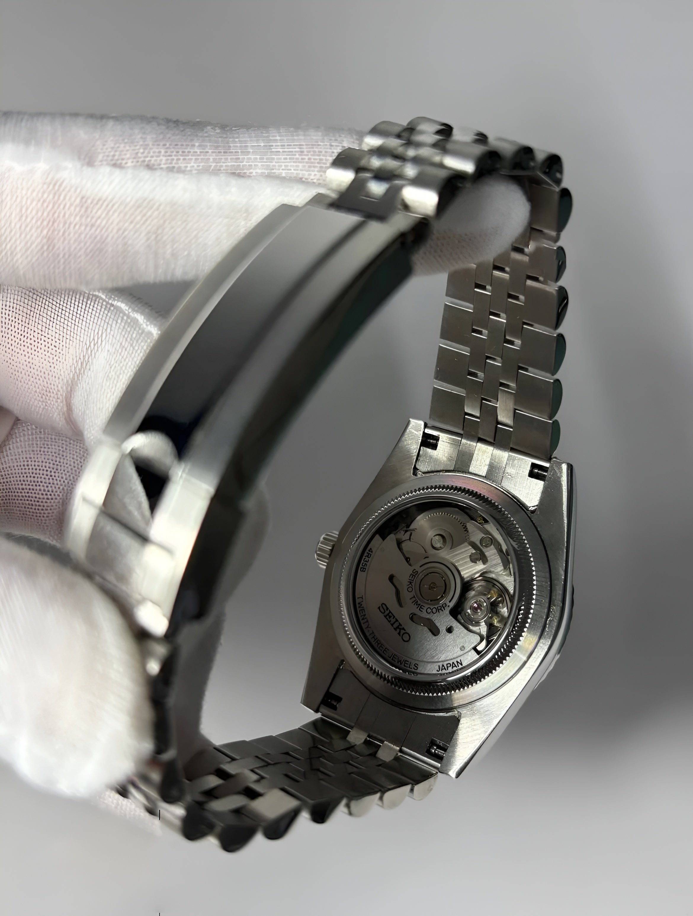 Seiko Mod purple textured dial