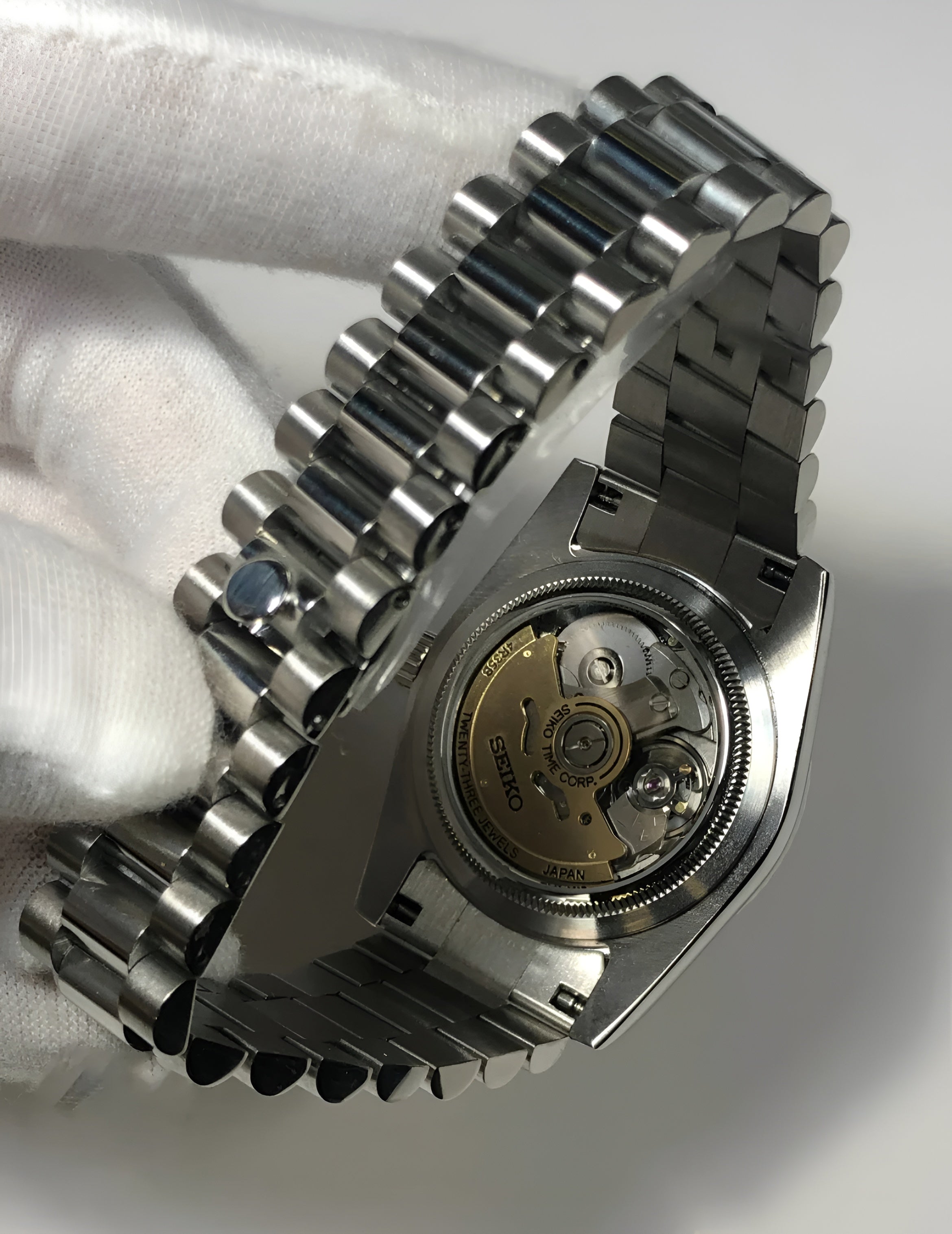 Seiko Mod Olive arabic dial