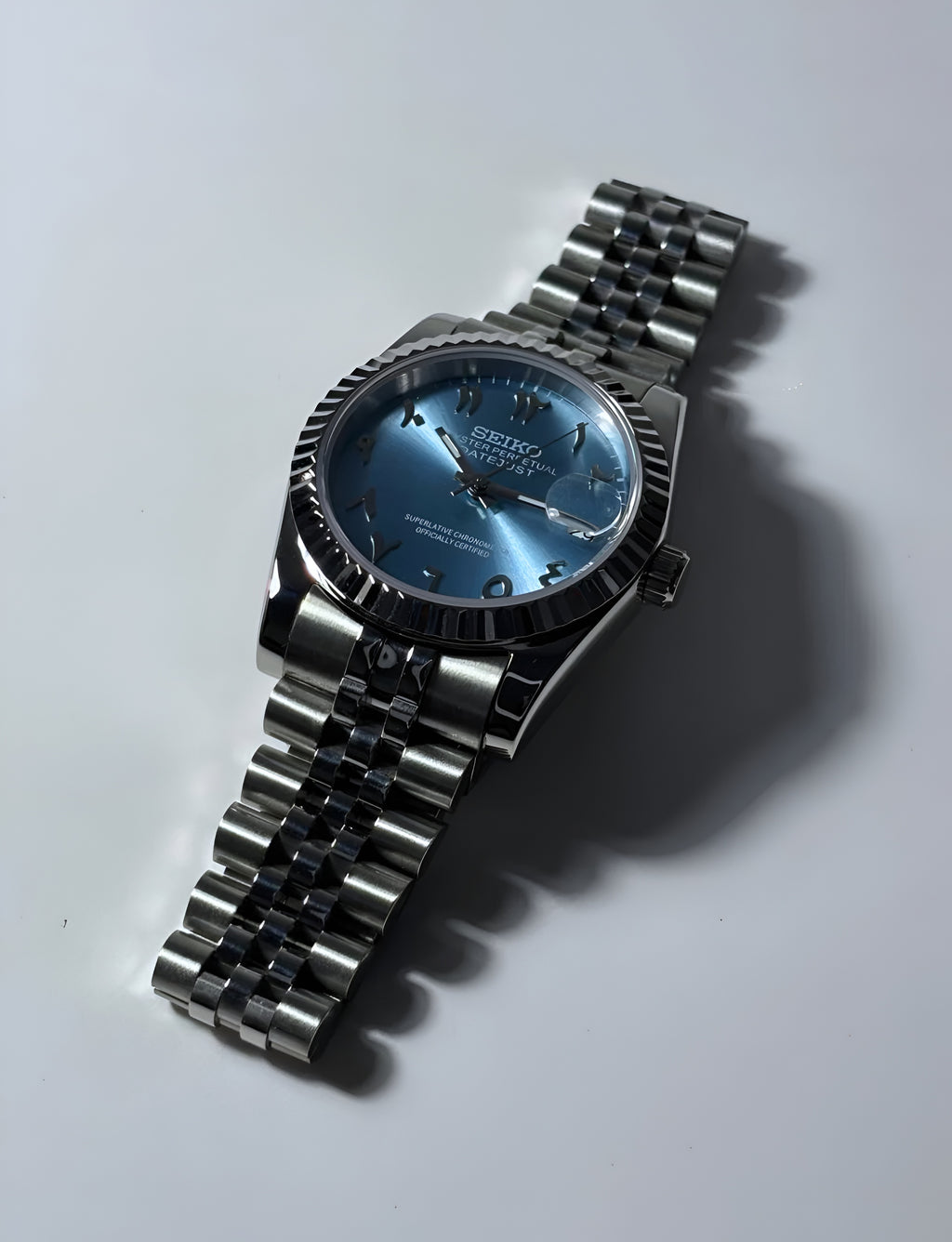 Seiko Mod Ice arabic dial