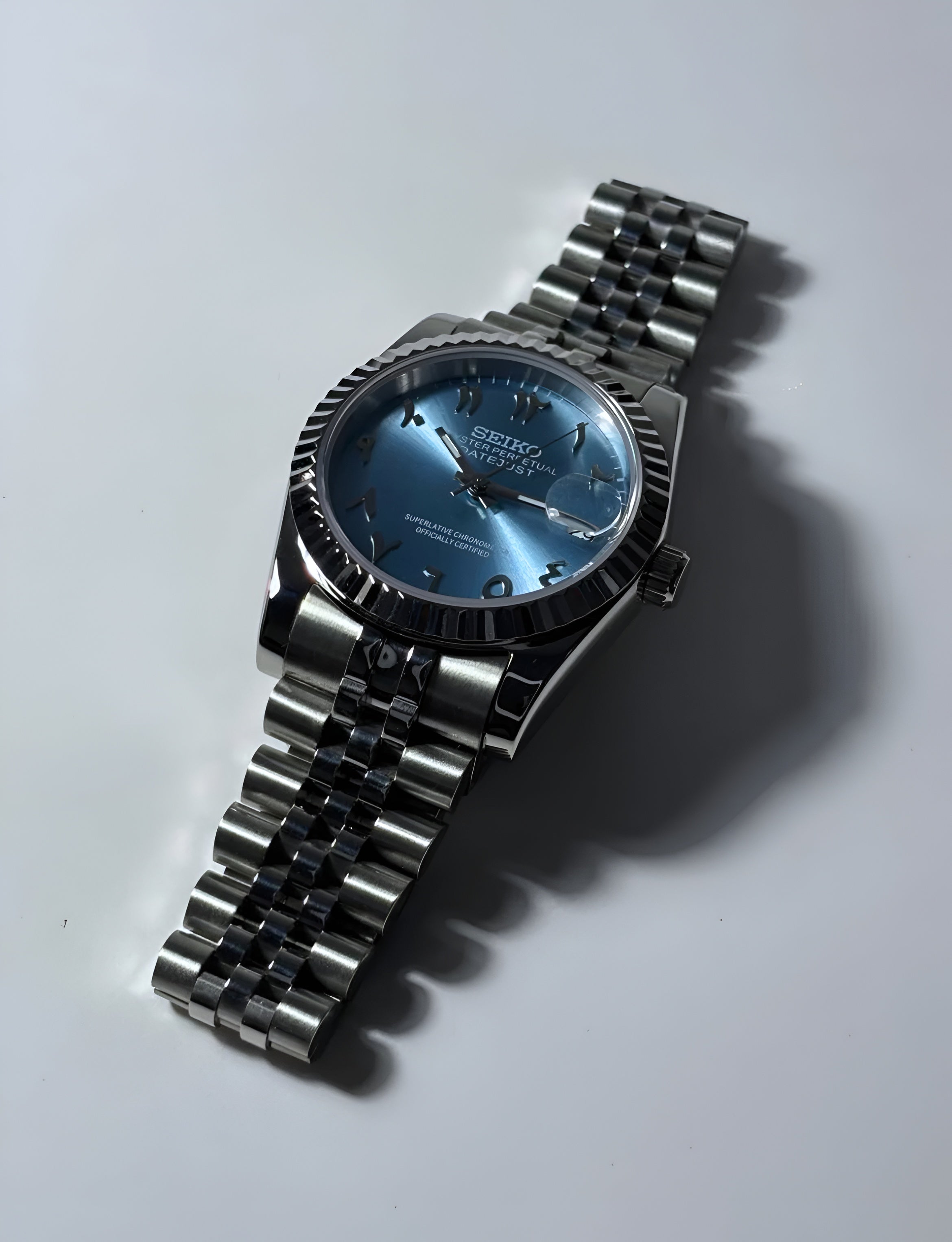 Seiko Mod Ice arabic dial