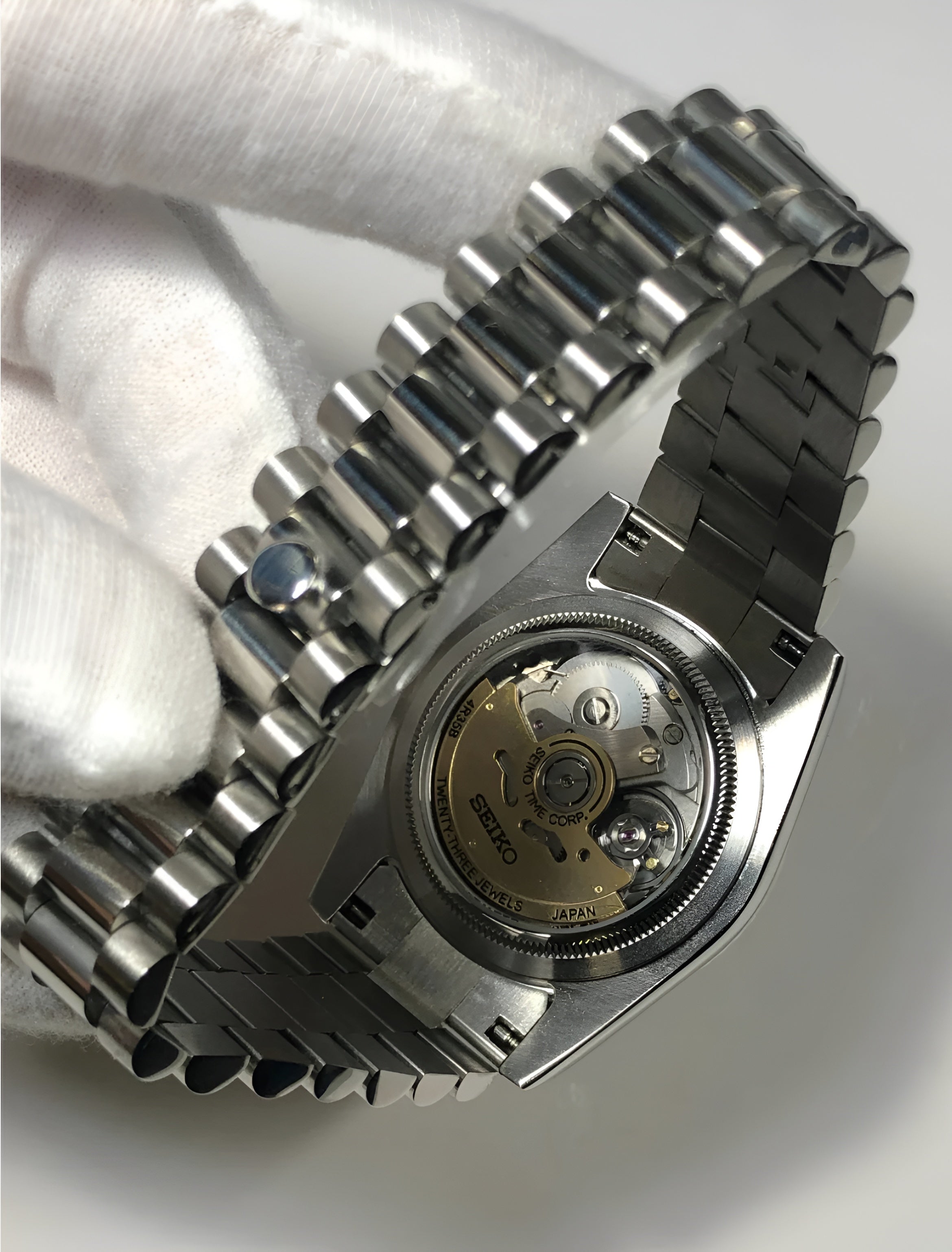 Seiko Mod silver dial